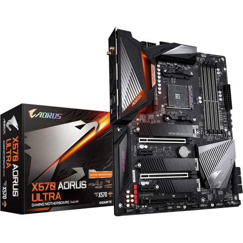  Amazon Renewed GIGABYTE X570 AORUS Ultra (AMD Ryzen 3000/X570/ATX/PCIe4.0/DDR4/USB3.1/Realtek ALC1220-Vb/Fins-Array Heatsink/RGB Fusion 2.0/3xM.2 Thermal Guard/Gaming Motherboard) (Renewed)