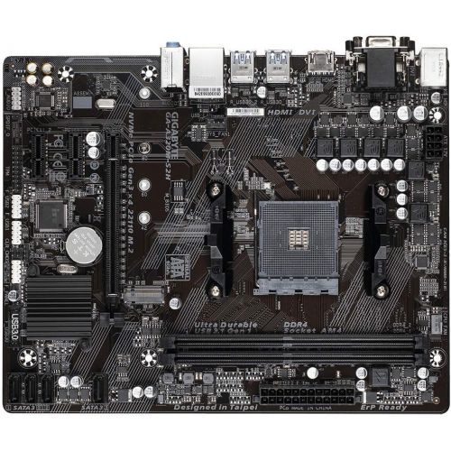  Amazon Renewed GIGABYTE GA-A320M-S2H-R (AMD Ryzen AM4/MicroATX/2xDDR4/HDMI/Realtek ALC887/3xPCIe/USB3.1 Gen 1/LAN/Motherboard) (RENEWED)