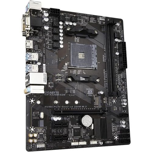  Amazon Renewed GIGABYTE GA-A320M-S2H-R (AMD Ryzen AM4/MicroATX/2xDDR4/HDMI/Realtek ALC887/3xPCIe/USB3.1 Gen 1/LAN/Motherboard) (RENEWED)