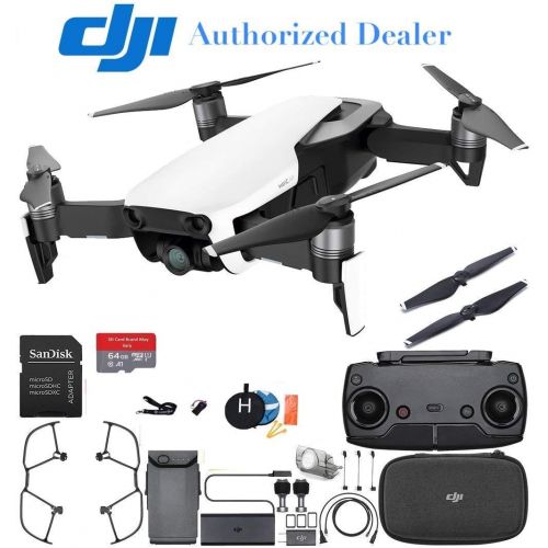  Amazon Renewed DJI Mavic Air Drone Quadcopter (Arctic White) Starters Bundle (Renewed)