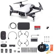 Amazon Renewed DJI Mavic Air Fly More Combo Plus Starter Kit Bundle Arctic White (Renewed)