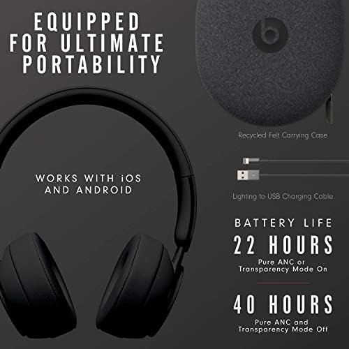  Amazon Renewed Beats Solo Pro Wireless Noise Cancelling On-Ear Headphones - Black (Renewed)