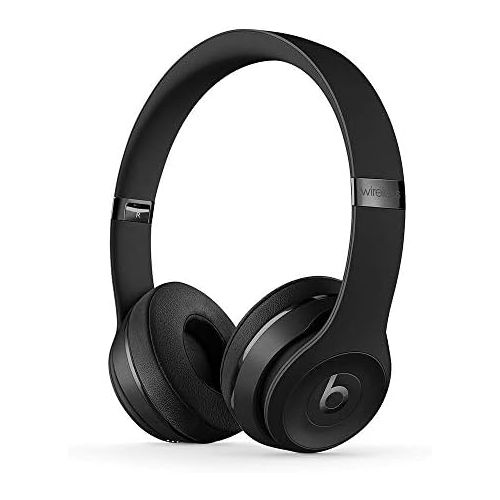  Amazon Renewed Beats Solo3 Wireless On-Ear Headphones - Black (Renewed)