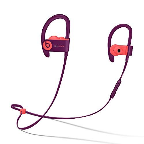  Amazon Renewed Beats Powerbeats3 Wireless Pop Violet Pop Collection in Ear Headphones MREW2LL/A (Renewed)