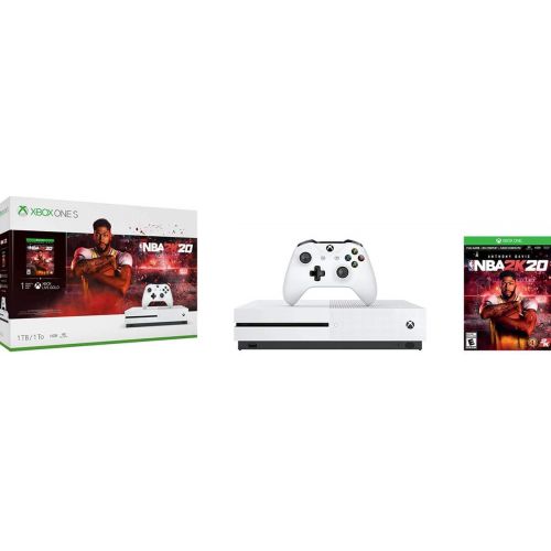  Amazon Renewed Xbox One S 1TB Console - NBA 2K20 Bundle (Renewed)