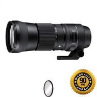 Sigma 150-600mm f/5-6.3 DG OS HSM Contemporary Lens for Nikon F with UV Filter (Renewed)