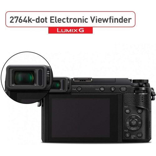  Amazon Renewed PANASONIC LUMIX GX85 Camera with 12-32mm and 45-150mm Lens Bundle, 4K, 5 Axis Body Stabilization, 3 Inch Tilt and Touch Display, DMC-GX85WK (Black USA) (Renewed)