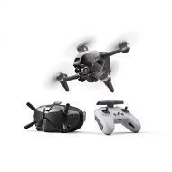 Amazon Renewed DJI FPV Combo - First-Person View Drone UAV Quadcopter with 4K Camera, S Flight Mode, Super-Wide 150° FOV, HD Low-Latency Transmission, Emergency Brake and Hover, Gray (Renewed)