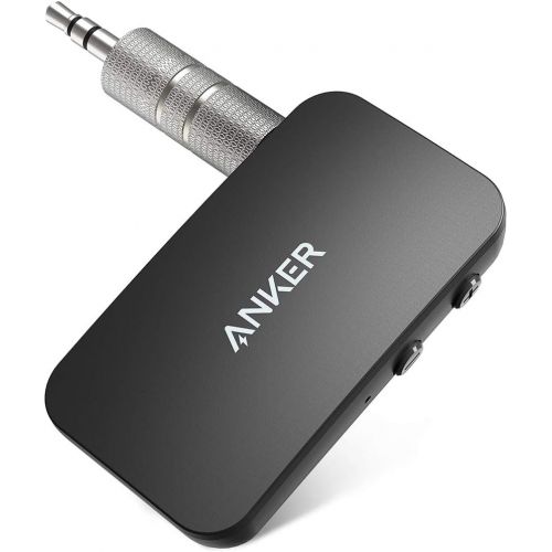  Amazon Renewed Anker Soundsync A3352 Bluetooth Receiver for Music Streaming with Bluetooth 5.0, 12-Hour Battery Life, Handsfree Calls, Dual Device Connection, for Car, Home Stereo, Headphones, Sp