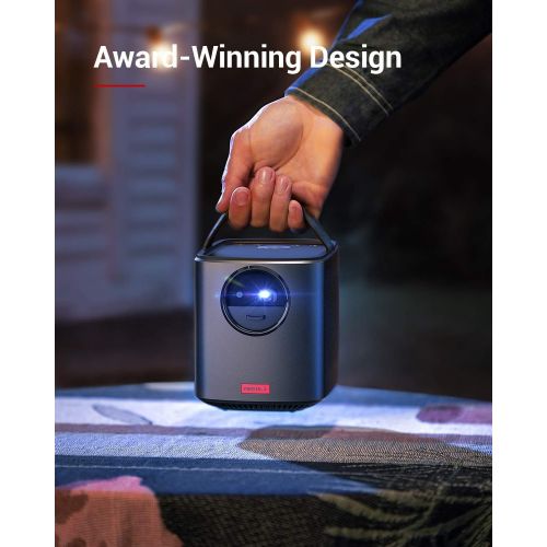  Amazon Renewed Nebula, by Anker, Mars II 300 ANSI Lumen Home Theater Portable Projector with 720p 30 to 150 Inch DLP Picture, Outdoor Projector, 10W Speakers, Android 7.1, 1-Second Autofocus (Ren