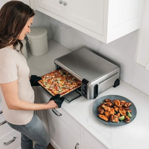  Amazon+Renewed Ninja Foodi Digital Fry, Convection Oven, Toaster, Air Fryer, Flip-Away for Storage, with XL Capacity, and a Stainless Steel Finish (Renewed): Kitchen & Dining