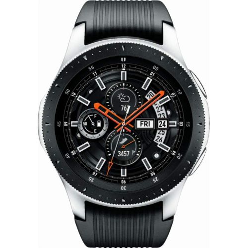  [무료배송]삼성 갤럭시워치 스마트워치 Samsung Renewed SM-R805UZSAXAR Galaxy Watch Smartwatch 46mm Stainless Steel LTE GSM (Unlocked), Silver (Renewed)