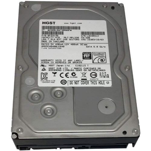  Amazon Renewed HGST MegaScale DC 4000.B HMS5C4040BLE640 4TB Coolspin 64MB Cache SATA III 6.0Gb/s 3.5in Enterprise Hard Drive (Server, RAID, NAS, PC/Mac, CCTV DVR)- w/5 Year Warranty (Renewed)