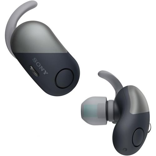  Amazon Renewed Sony WF-SP700N Sport True Wireless Bluetooth In Ear Headphones w/ Noise Canceling - Black (Renewed)