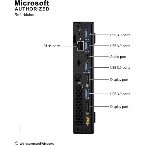  Amazon Renewed Lenovo Think Center M700 Tiny Desktop PC,Intel Quad Core I5-6500T 2.5GHz up to 3.1G, 16GB Memory,512GB SSD,WiFi,BT 4.0,HDMI,USB 3.0,DP Port,W10P64 (Renewed)