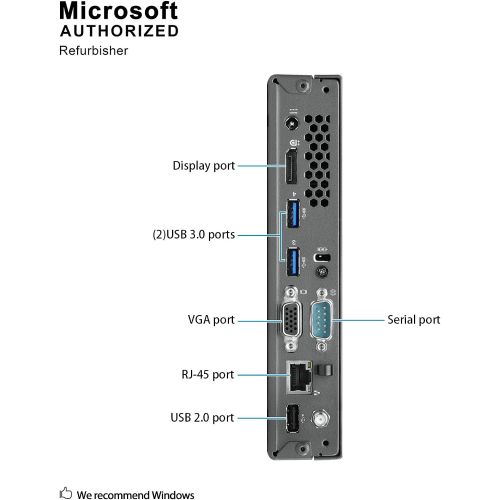  Amazon Renewed Fast Lenovo M92p Tiny Business Micro Tower Ultra Small Computer PC (Intel Core i5-3470T, 8GB Ram, 256GB SSD, WIFI, USB 3.0, VGA) Win 10 Pro (Renewed)