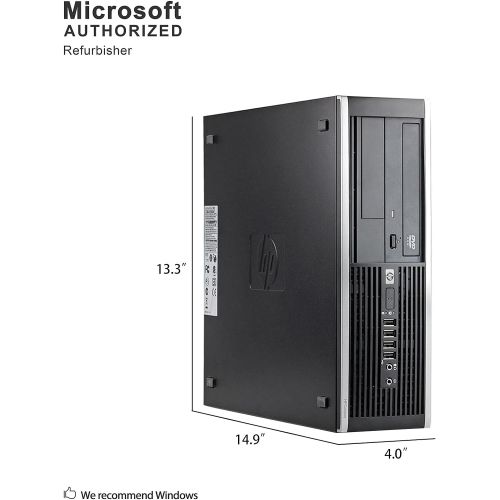  Amazon Renewed HP 8300 Elite Small Form Factor Desktop Computer, Intel Core i5-3470 3.2GHz Quad-Core, 8GB RAM, 500GB SATA, Windows 10 Pro 64-Bit, USB 3.0, Display Port (Renewed)