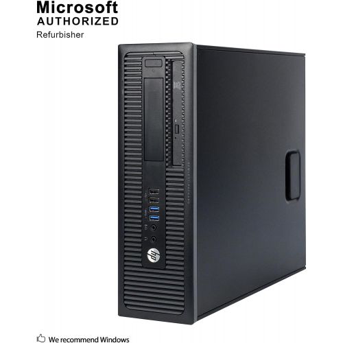  Amazon Renewed HP ProDesk 600 G1 SFF Slim Business Desktop Computer, Intel i5-4570 up to 3.60 GHz, 8GB RAM, 500GB HDD, DVD, USB 3.0, Windows 10 Pro 64 Bit (Renewed) (8GB RAM | 500GB HDD) (Renewed