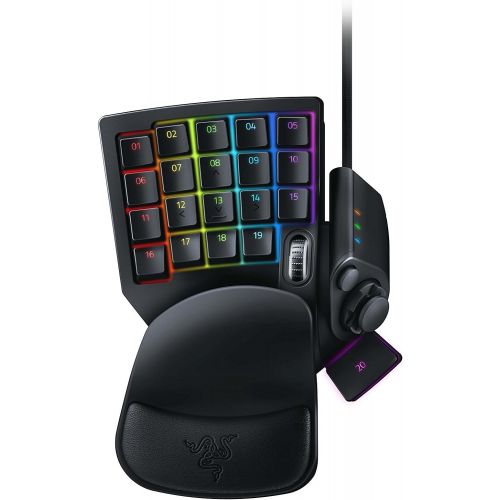  Amazon Renewed Razer Tartarus V2 Chroma - Ergonomic Mecha-Membrane Gaming Keypad - 32 Fully Programmable Keys - 8-Way Thumbpad & Scroll Wheel w/Detachable Palm Rest (Renewed)