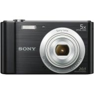 Amazon Renewed Sony DSCW800/B 20.1 MP Digital Camera (Black) (Renewed)