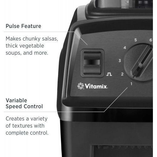  [아마존베스트]Amazon Renewed Vitamix Explorian Blender, Professional-Grade, 64 oz. Low-Profile Container, Black - 65542 (Renewed)