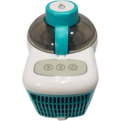  [아마존베스트]Amazon Renewed Cooks Essentials Ice Cream Maker Powerful 90W Motor Thermo Electric Self-Freezing System (Turquoise) (Renewed)