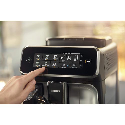  Amazon Renewed Philips 3200 Series Fully Automatic Espresso Machine w/ LatteGo, Black (Renewed)