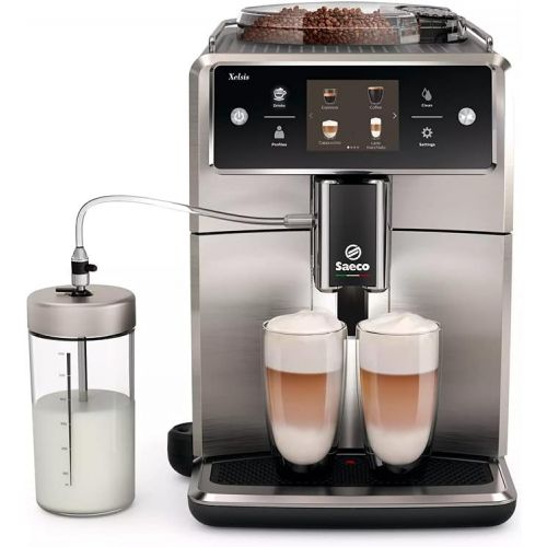  Amazon Renewed Saeco Xelsis Super-Automatic Espresso Machine, Stainless Steel - SM7685/04 (Renewed)