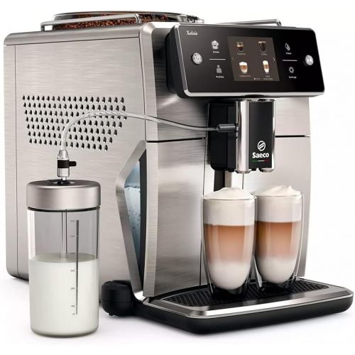  Amazon Renewed Saeco Xelsis Super-Automatic Espresso Machine, Stainless Steel - SM7685/04 (Renewed)