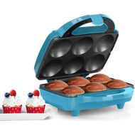 Amazon Renewed Holstein Housewares HF-09013T Fun Cupcake Maker - Teal/Stainless Steel (Renewed)