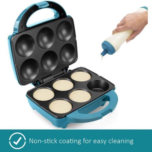  Amazon Renewed Holstein Housewares HF-09013T Fun Cupcake Maker - Teal/Stainless Steel (Renewed)