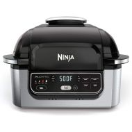 닌자 푸디 에어프라이어 AG302 (Amazon Renewed) Ninja Foodi 5-in-1 4-qt. Air Fryer, Roast, Bake, Dehydrate Indoor Electric Grill Black and Silver