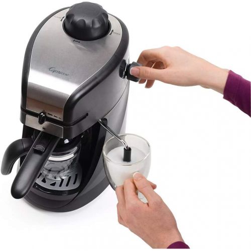  Amazon Renewed Capresso 30398FR / 303.98/303.98 4 Cup Espresso & Cappuccino Machine (Renewed)