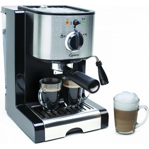  Amazon Renewed Capresso EC100 Semi Automatic Pump Espresso and Cappuccino Machine (Renewed)