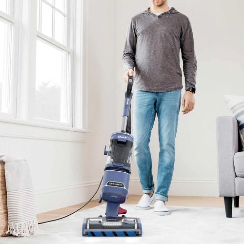  Amazon Renewed Shark UV850 Performance Lift-Away ADV DuoClean PowerFins Upright Vacuum with Self-Cleaning Brushroll Powerful Pet Hair Pickup and HEPA Filter, Blue (Renewed)