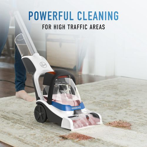  Amazon Renewed Hoover PowerDash Pet Compact Carpet Cleaner, Shampooer Machine, Lightweight, with Storage Mat, FH50750, Blue (Renewed)