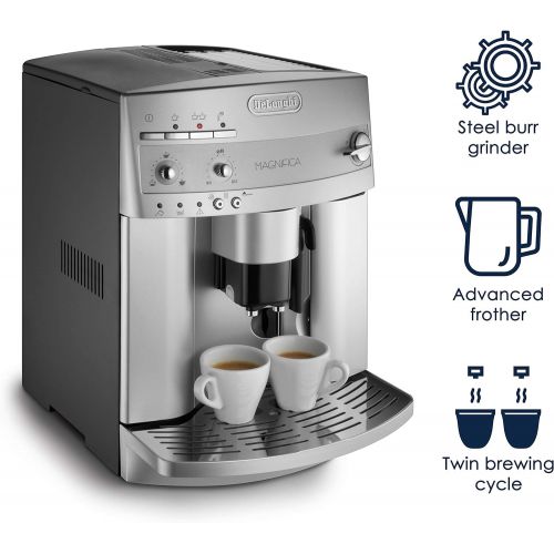  Amazon Renewed DeLonghi ESAM3300 Magnifica Super Automatic Espresso & Coffee Machine (Renewed)