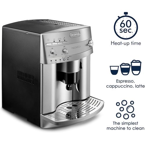  Amazon Renewed DeLonghi ESAM3300 Magnifica Super Automatic Espresso & Coffee Machine (Renewed)