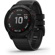[아마존베스트]Amazon Renewed Garmin Fenix 6X Pro, Premium Multisport GPS Watch, features Mapping, Music, Grade-Adjusted Pace Guidance and Pulse Ox Sensors, Black (Renewed)