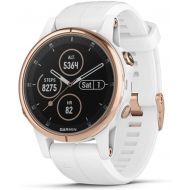 [아마존베스트]Amazon Renewed Garmin Fenix 5s Plus, Smaller-Sized Multisport GPS Smartwatch, Features Color TOPO Maps, Heart Rate Monitoring, Music and Garmin Pay, White/Rose Gold (Renewed)