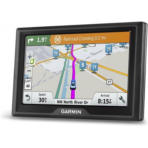  Amazon Renewed Garmin Drive 51 USA LM GPS Navigator System with Lifetime Maps, Spoken Turn-By-Turn Directions, Direct Access, Driver Alerts, TripAdvisor and Foursquare Data (Renewed)