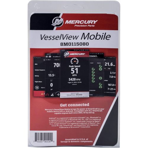  Amazon Renewed Mercury VesselView Mobile - Connected Boat Engine System for iOS and Android Devices (Renewed)