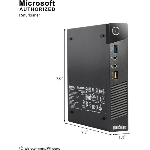  [아마존베스트]Amazon Renewed Lenovo ThinkCentre M93P Tiny Mini Business Desktop Computer, Intel Dual-Core i5-4570T Processor up to 3.60 GHz, 8GB RAM, 240GB SSD, WiFi, Windows 10 Pro (Renewed)