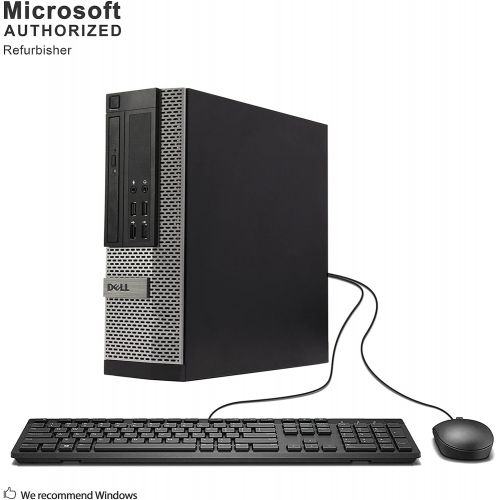  [아마존베스트]Amazon Renewed Dell Optiplex 9020 SFF Computer Desktop PC, Intel Core i5 Processor, 16 GB Ram, 2 TB Hard Drive, WiFi, Bluetooth 4.0, DVD-RW, Dual 19 inch LCD Monitors Windows 10 Pro (Renewed)