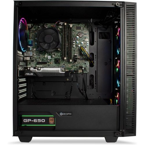  [아마존베스트]Amazon Renewed Periphio Gaming Desktop Computer Tower PC, Intel Quad Core i5 3.1GHz, 8GB RAM, 128GB SSD + 1TB 7200 RPM HDD, Windows 10, GeForce GTX 1650 4GB Overclocked Edition Graphics Card RGB