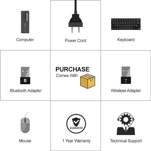  [아마존베스트]Amazon Renewed Desktop Computer Package, Quad Core i5 3.1GHz, 8GB Ram, 500GB, Dual 22inch LCD, DVD, WiFi, Keyboard, Mouse, Bluetooth, Windows 10 Pro Compatible with Dell OptiPlex 790 (Renewed)
