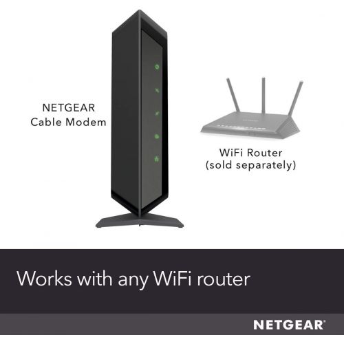  [아마존베스트]Amazon Renewed NETGEAR Cable Modem CM700 - Compatible with All Cable Providers Including Xfinity by Comcast, Spectrum, Cox | for Cable Plans Up to 500 Mbps | DOCSIS 3.0 (Renewed)