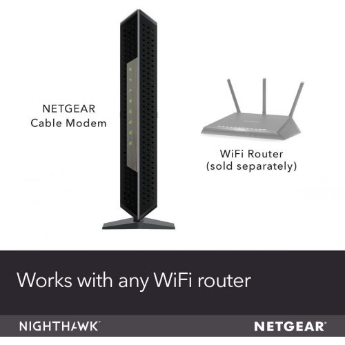  [아마존베스트]Amazon Renewed NETGEAR Nighthawk Cable Modem CM1200 - Compatible with All Cable Providers Including Xfinity by Comcast, Spectrum, Cox | For Cable Plans Up to 2 Gigabits | 4 x 1G Ethernet Ports |