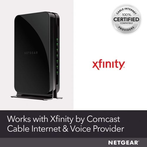  [아마존베스트]Amazon Renewed NETGEAR Cable Modem with Voice CM500V - For Xfinity by Comcast Internet & Voice | Supports Cable Plans Up to 300 Mbps | 2 Phone lines | DOCSIS 3.0 (Renewed)