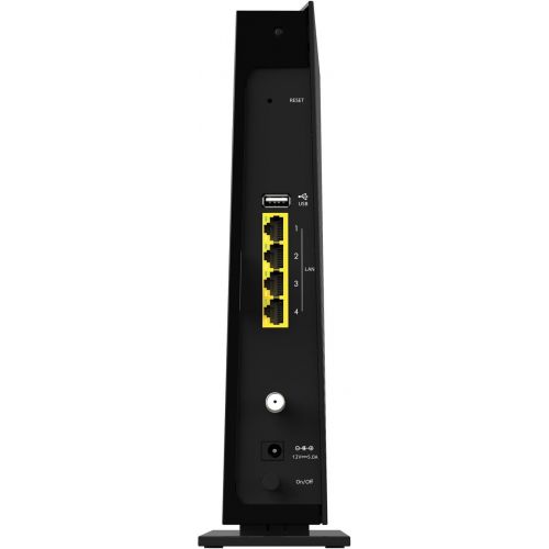  [아마존베스트]Amazon Renewed NETGEAR C6300-100NAR DOCSIS 3.0 WiFi Cable Modem Router with AC1750 16x4 Download speeds. Certified for Xfinity from Comcast, Spectrum, Cox, Cablevision & More (Renewed),black